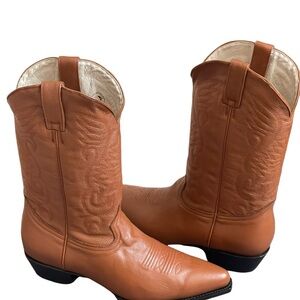 New! Pistolero the American brown Cowboy men’s boots size USA (13.0) Mex. 32.0)